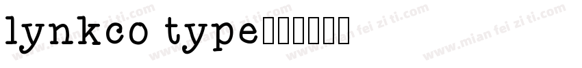 lynkco type字体转换